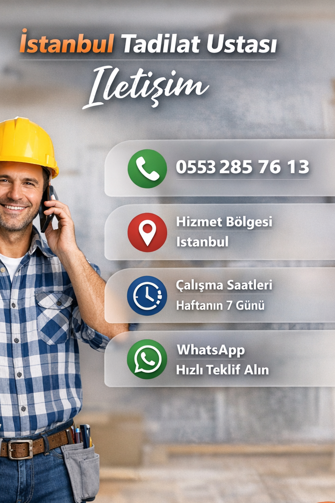 İstanbul Tadilat Ustasi İletişim